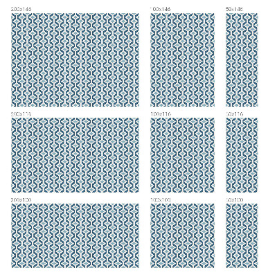 Model geometric Folie decorativă geam vitraliu