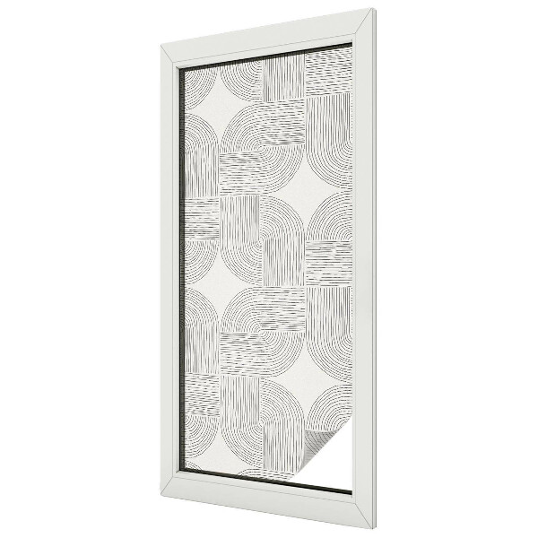 Simetrie pașnică Folie geam să nu se vadă din exterior