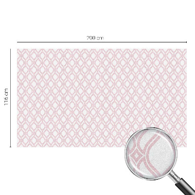 Linii roz Folie opacă geam cu model vitraliu