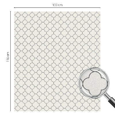 Eleganță simplă Folie geam intimitate model vitraliu