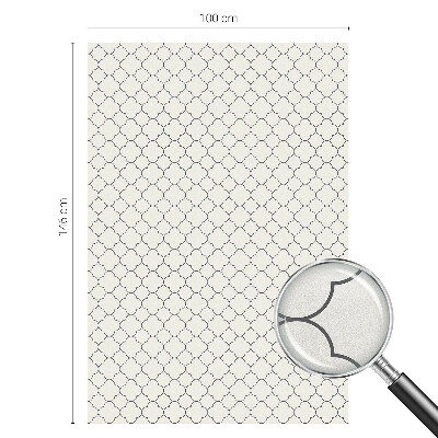 Eleganță simplă Folie geam intimitate model vitraliu