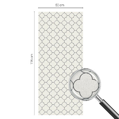 Eleganță simplă Folie geam intimitate model vitraliu