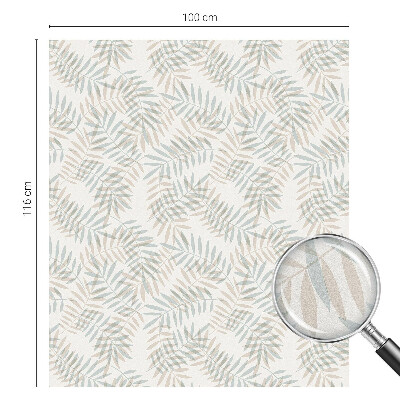 Eleganță frunzișoasă Folie autocolantă geam