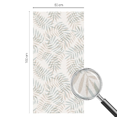 Eleganță frunzișoasă Folie autocolantă geam