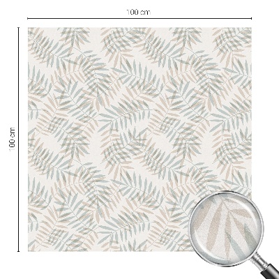 Eleganță frunzișoasă Folie autocolantă geam