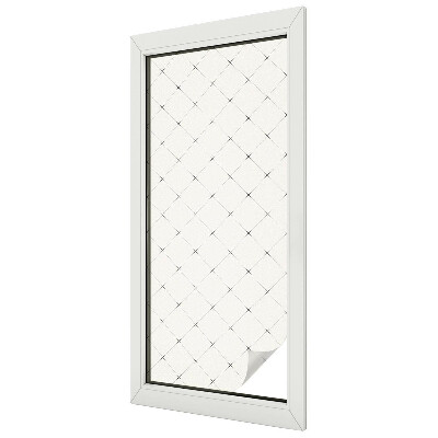 Grilă geometrică Folie geam să nu se vadă din exterior
