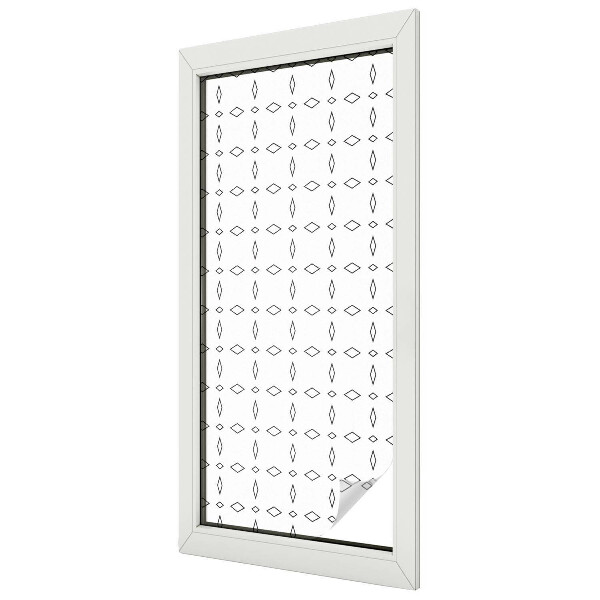 Forme de romb Folie opacă geam cu model vitraliu