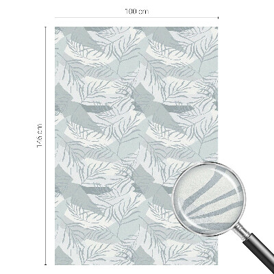 Frunze subtile Folie geam intimitate model vitraliu