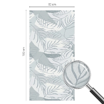 Frunze subtile Folie geam intimitate model vitraliu