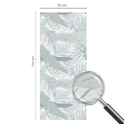 Frunze subtile Folie geam intimitate model vitraliu