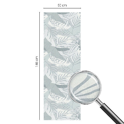 Frunze subtile Folie geam intimitate model vitraliu