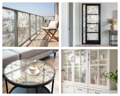 Florile armoniei Folie geam să nu se vadă din exterior