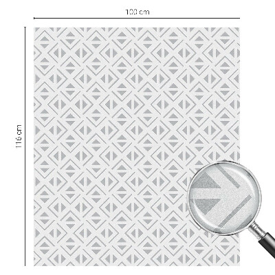 Model geometric Folie decorativă geam vitraliu