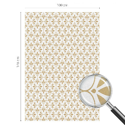 Eleganța plantelor Folie geam intimitate model vitraliu