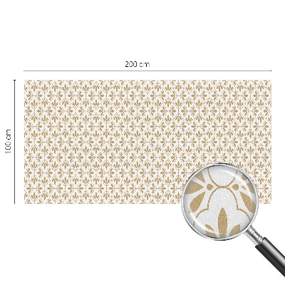 Eleganța plantelor Folie geam intimitate model vitraliu