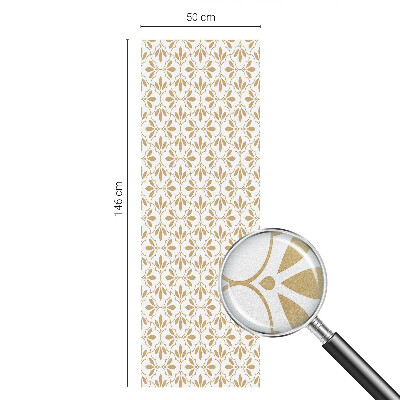 Eleganța plantelor Folie geam intimitate model vitraliu