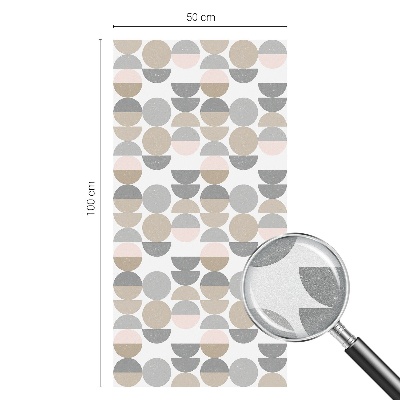 Modele geometrice Folie geam să nu se vadă din exterior