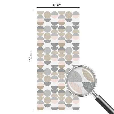 Modele geometrice Folie geam să nu se vadă din exterior