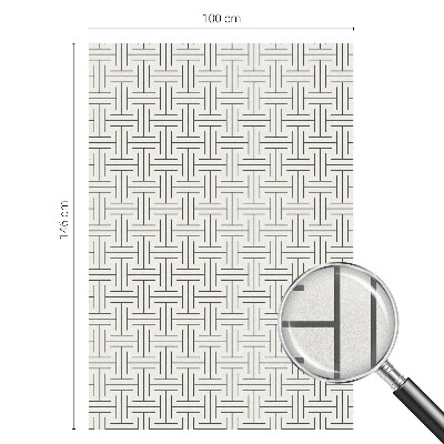 Împletitură simetrică Folie autocolantă geam