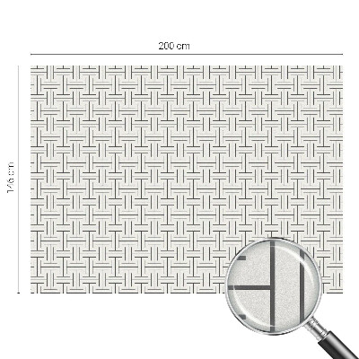Împletitură simetrică Folie autocolantă geam