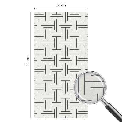 Împletitură simetrică Folie autocolantă geam