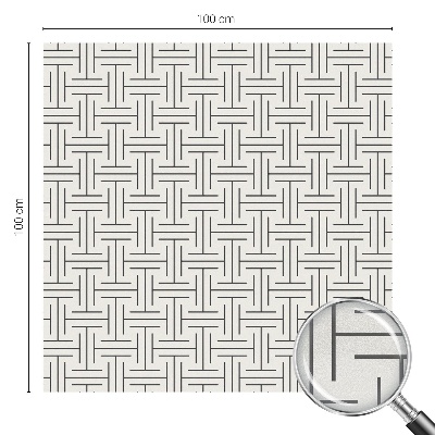 Împletitură simetrică Folie autocolantă geam