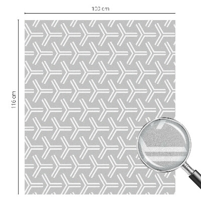 Linii minimaliste Folie geam să nu se vadă din exterior