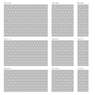 Linii minimaliste Folie geam să nu se vadă din exterior