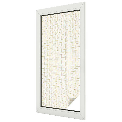 Eleganța în spic de hering Folie geam intimitate model vitraliu