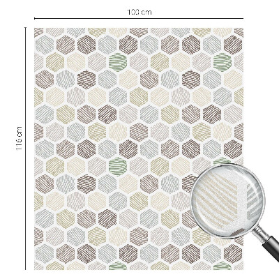 Unde geometrice Folie autocolantă geam