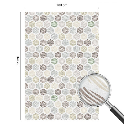 Unde geometrice Folie autocolantă geam