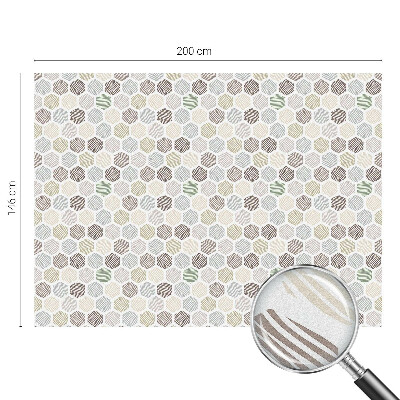 Unde geometrice Folie autocolantă geam