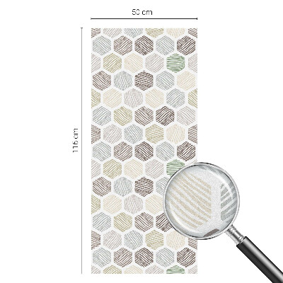 Unde geometrice Folie autocolantă geam