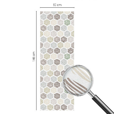 Unde geometrice Folie autocolantă geam