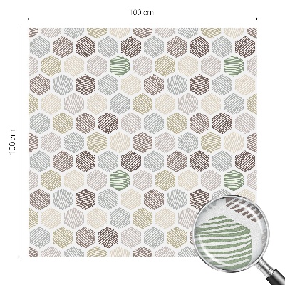 Unde geometrice Folie autocolantă geam