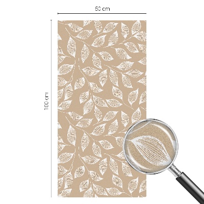 Frunze de natură Folie decorativă geam vitraliu