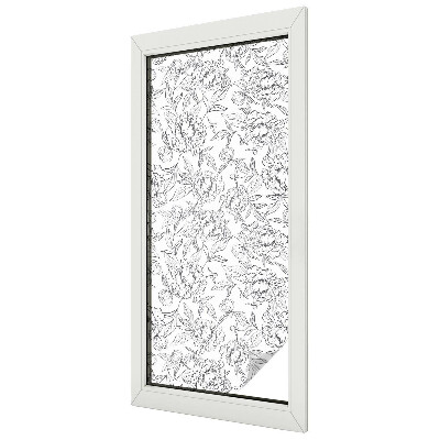 Motiv floral Folie autocolantă geam