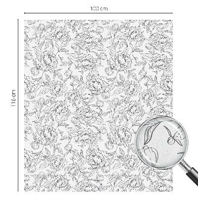 Motiv floral Folie autocolantă geam