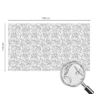 Motiv floral Folie autocolantă geam