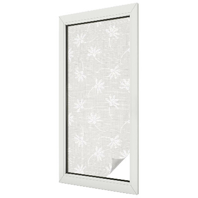 Modele florale Folie geam să nu se vadă din exterior