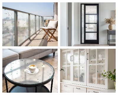 Elemente împrăștiate Folie autocolantă geam