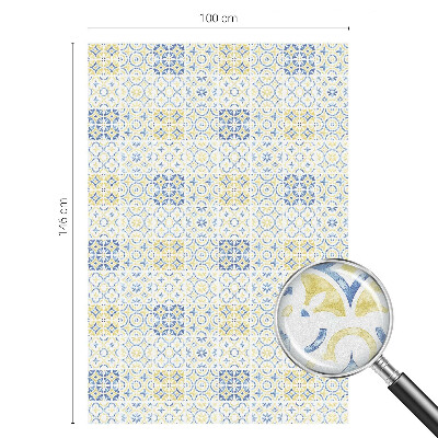 Plăci clasice Folie geam intimitate model vitraliu