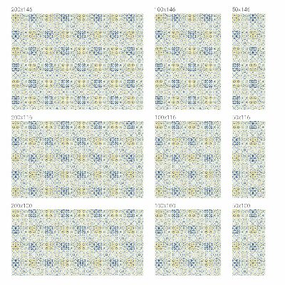 Plăci clasice Folie geam intimitate model vitraliu