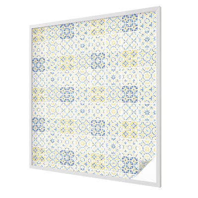 Plăci clasice Folie geam intimitate model vitraliu