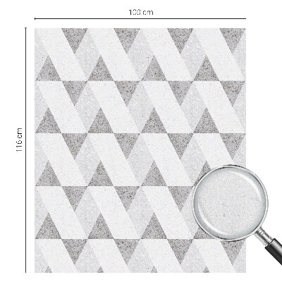 Triunghiuri gri Folie geam să nu se vadă din exterior