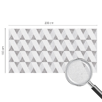 Triunghiuri gri Folie geam să nu se vadă din exterior