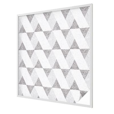 Triunghiuri gri Folie geam să nu se vadă din exterior