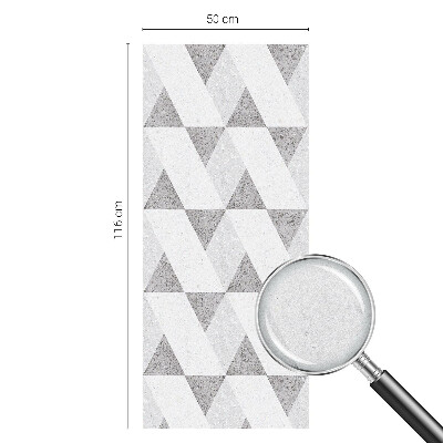 Triunghiuri gri Folie geam să nu se vadă din exterior