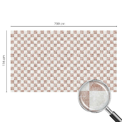 Tablă de șah clasică Folie opacă geam cu model vitraliu