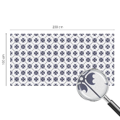 Motiv vegetal Folie geam intimitate model vitraliu